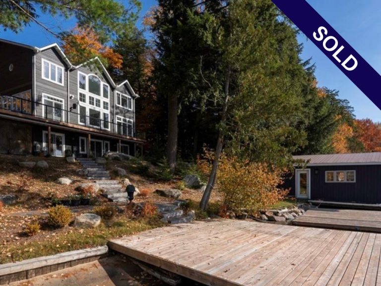 Muskoka property sold announcement sign