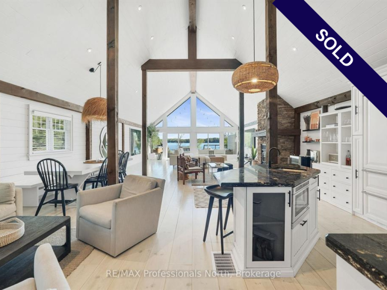 Muskoka sold property sign